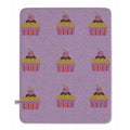Purple Cupcakes(Quilted Blanket - 50" x 60")