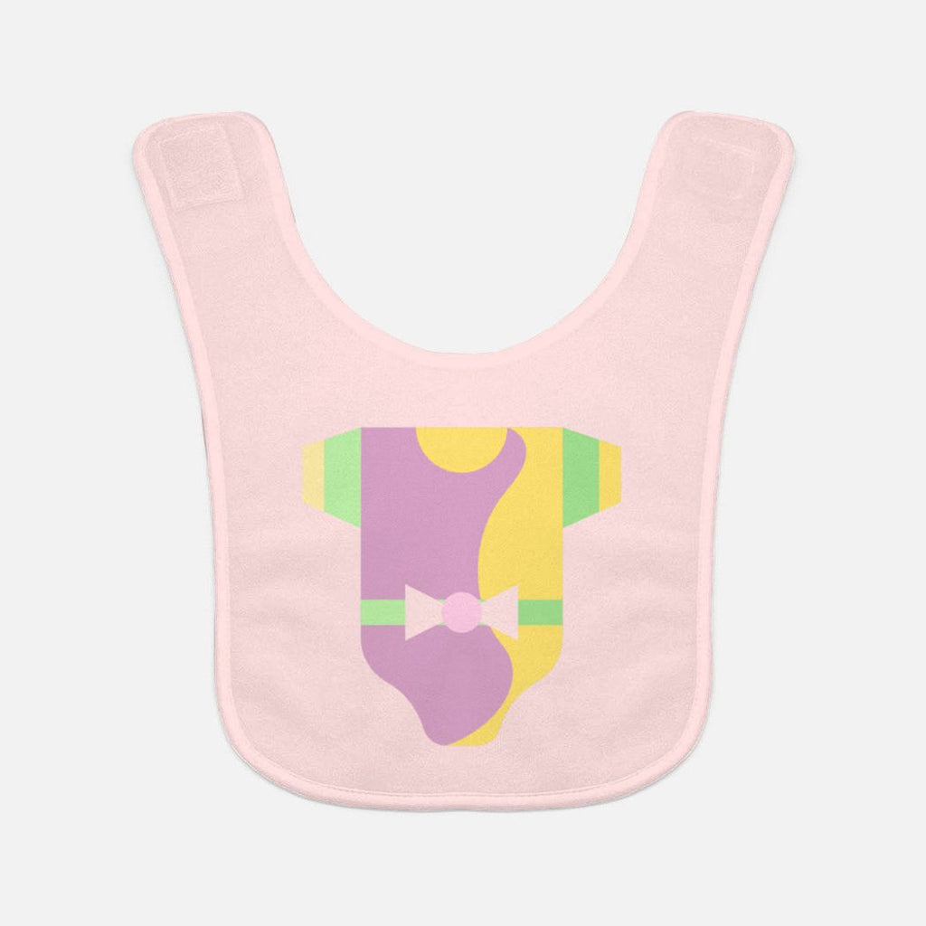 Pink Baby Bib with Onesie design