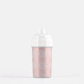 Pink with white snowflakes Sippy Cup