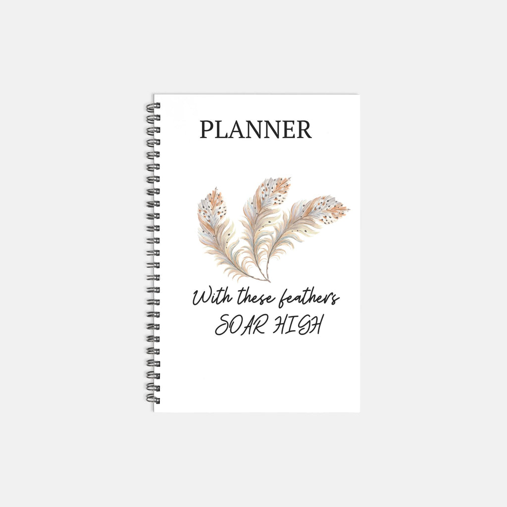 Planner Hardcover Spiral 5.5 x 8.5 - Soar High