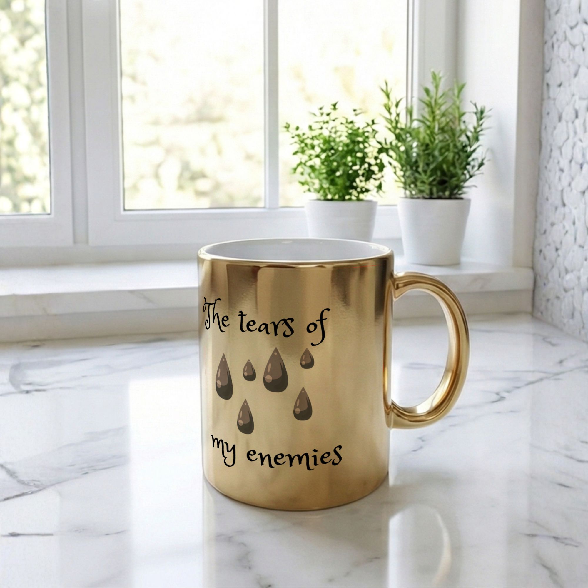 Tears of my enemies (Mug 11oz Chrome Gold 2)