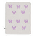 Pink butterflies (Quilted Blanket - 50" x 60")