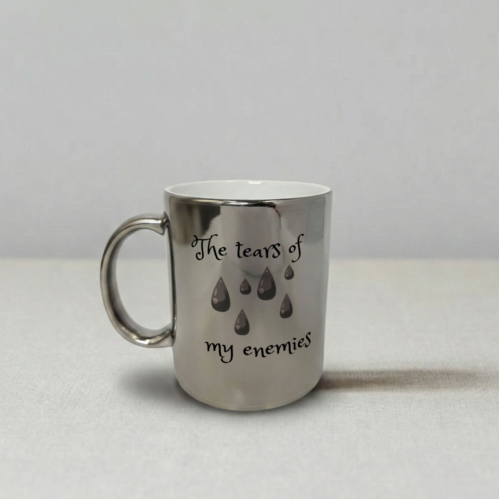 tears of my enemies Mug 11oz Chrome (Silver)