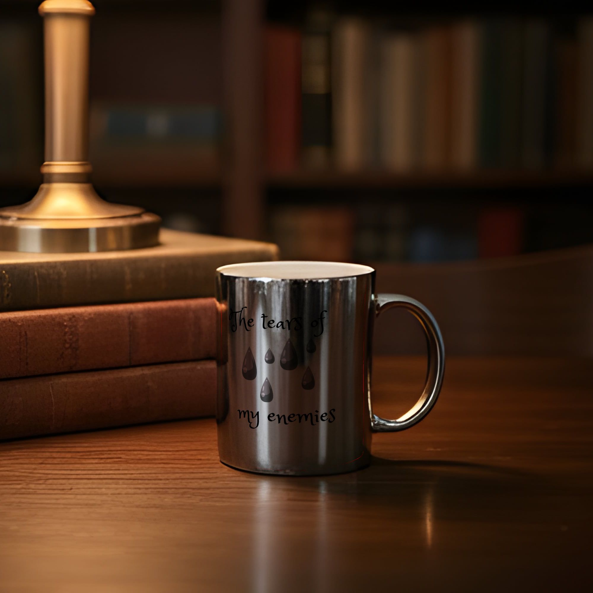 tears of my enemies Mug 11oz Chrome (Silver)