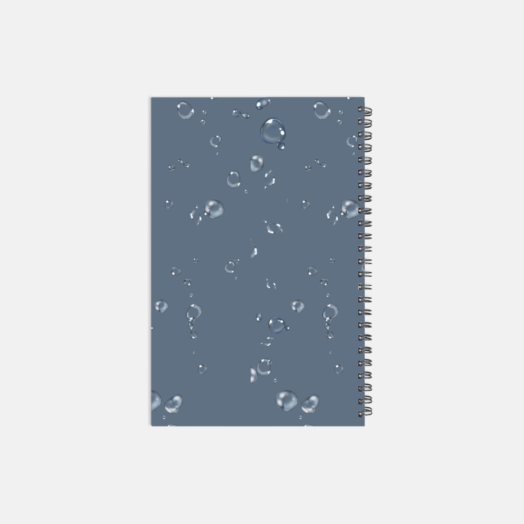 Planner Hardcover Spiral 5.5 x 8.5 - Ocean Bubbles