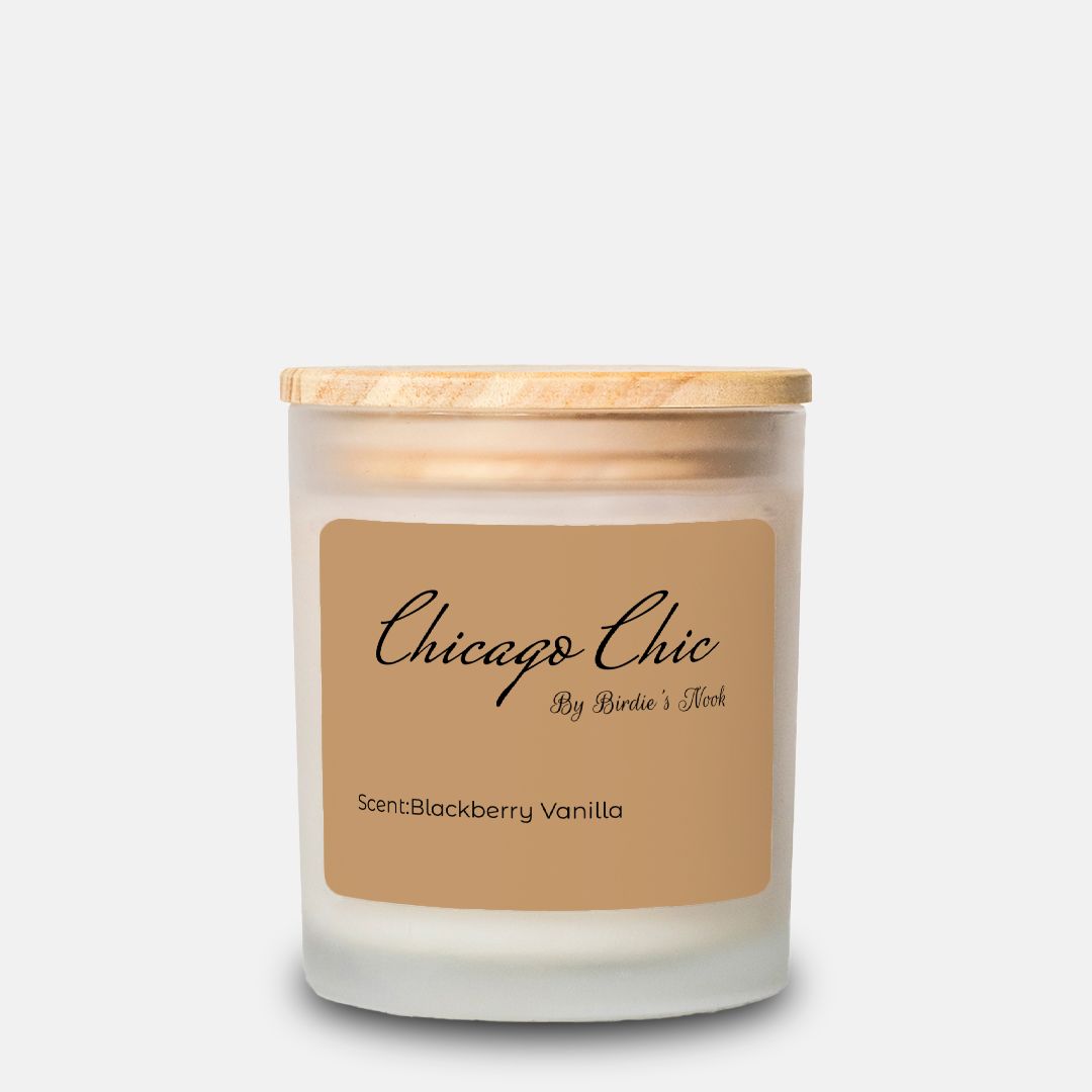 Chicago Chic  (Candle in frosted glass 11 oz.)