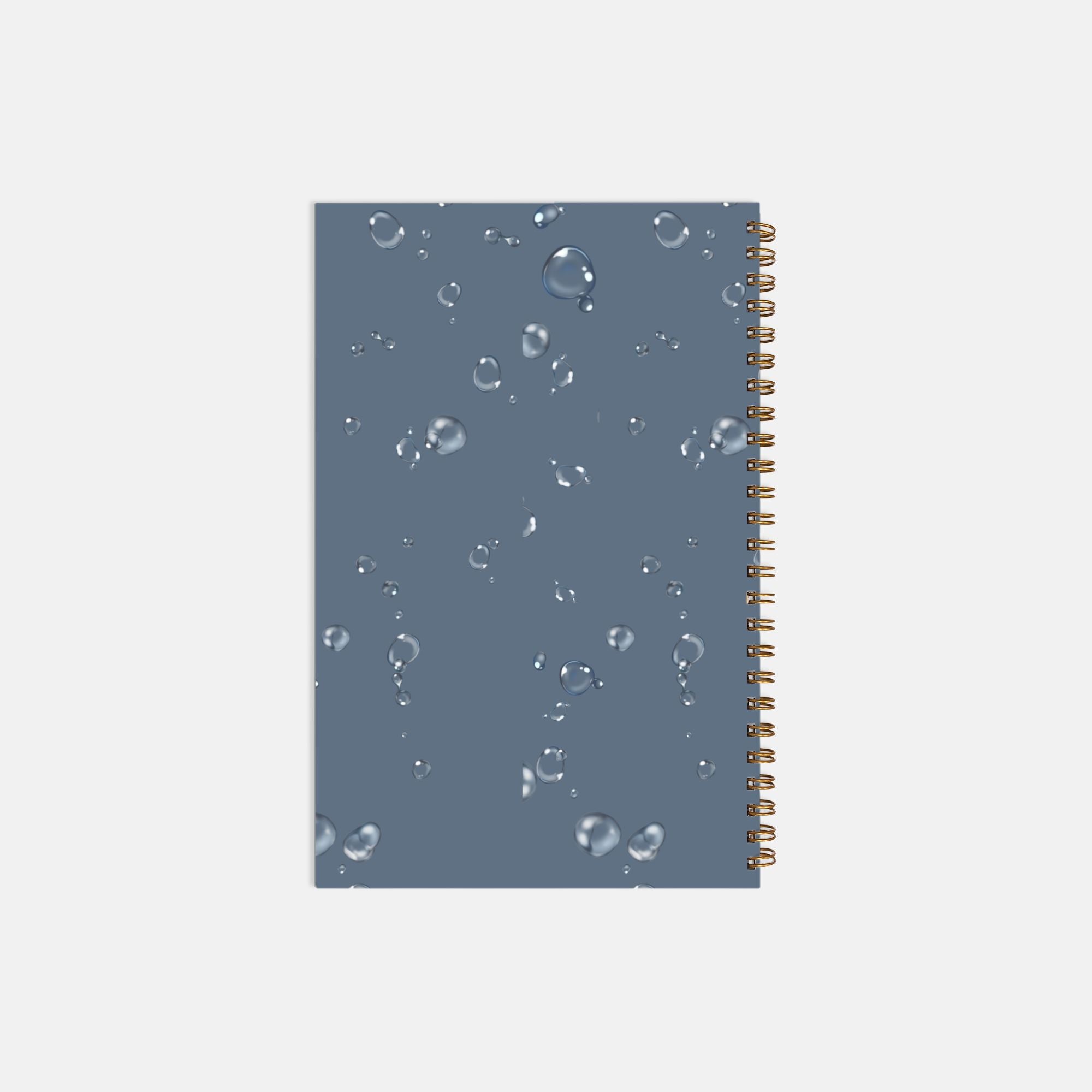 Planner Hardcover Spiral 5.5 x 8.5 - Ocean Bubbles