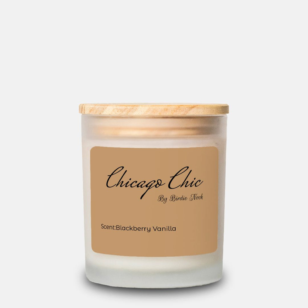 Chicago Chic  (Candle in frosted glass 11 oz.)