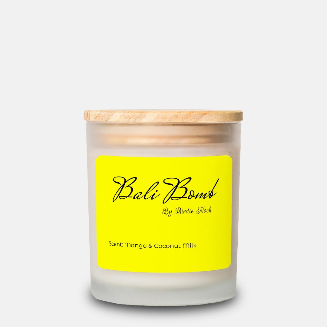 Bali Bomb (Candle in Frosted Glass 11 oz)